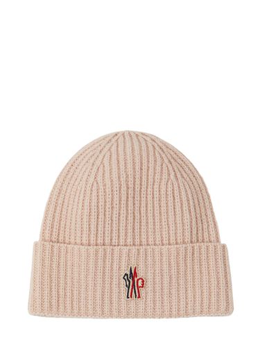 Logo Virgin Wool Beanie - MONCLER GRENOBLE - Modalova