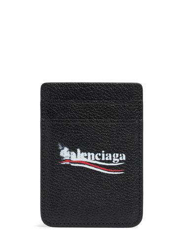 Kartenhülle Aus Leder "cash" - BALENCIAGA - Modalova