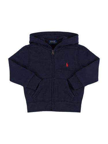 Sudadera De Algodón Con Cremallera Y Logo - POLO RALPH LAUREN - Modalova