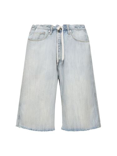 Baggy Cotton Shorts - BALENCIAGA - Modalova