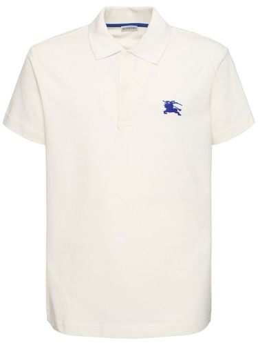 Cotton Essential Polo - BURBERRY - Modalova