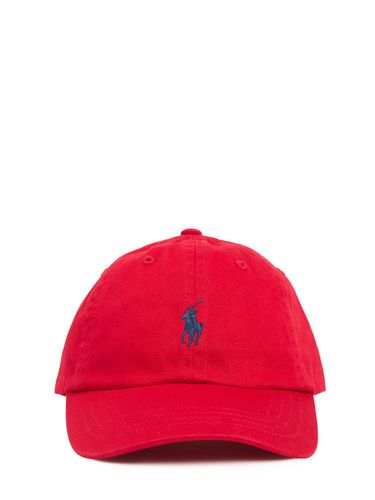 Gorra De Baseball De Gabardina De Algodón - POLO RALPH LAUREN - Modalova