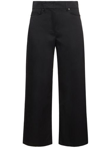 Pantalones Anchos De Gabardina De Algodón - 'S MAX MARA - Modalova