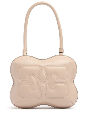 Bolso De Hombro Butterfly De Piel Reciclada - GANNI - Modalova