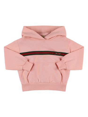 Sudadera De Algodón Con Capucha - GUCCI - Modalova