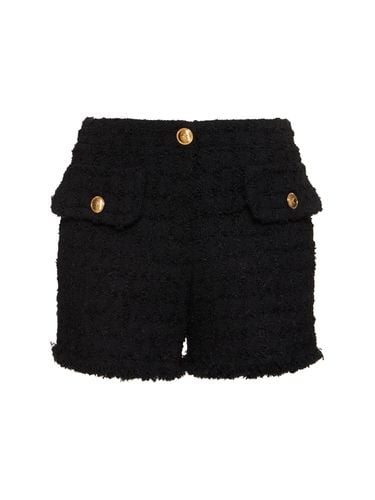 Shorts Aus Tweed - VERSACE - Modalova