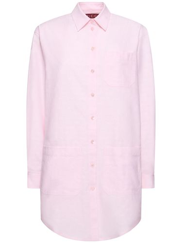 Camicia Gg Supreme In Cotone - GUCCI - Modalova