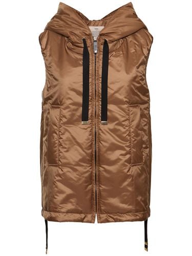 Chaleco Acolchado Impermeable Con Capucha - MAX MARA - Modalova