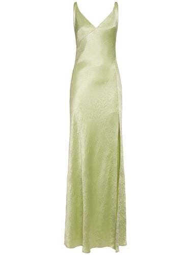 Langes Kleid Aus Satin - ALEXANDER MCQUEEN - Modalova