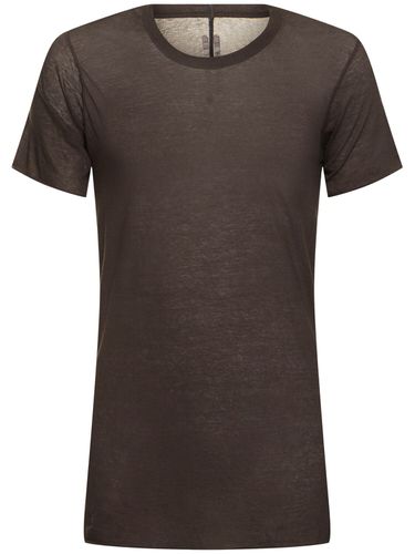 T-shirt Aus Baumwolle „basic“ - RICK OWENS - Modalova