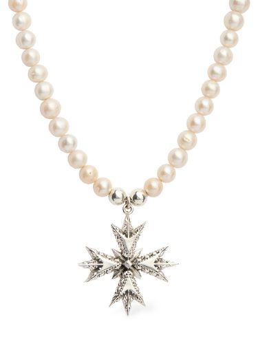 Collana Grande Eb Crest Con Perle - EMANUELE BICOCCHI - Modalova