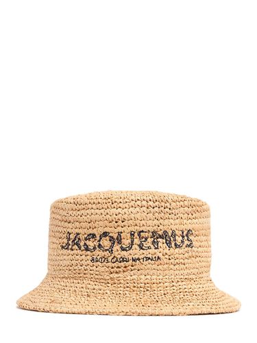 Cappello Bucket Le Bob Pesco In Rafia - JACQUEMUS - Modalova