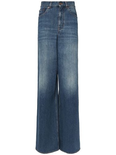 Jeans Aus Baumwolldenim Mit Weitem Bein - CHLOÉ - Modalova