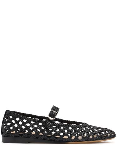 Mm Woven Leather Mary Jane Flats - LE MONDE BERYL - Modalova