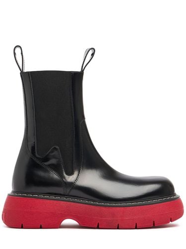 Mm Hohe Lederstiefeletten „m“ - MSGM - Modalova