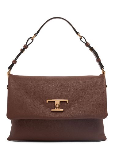 Borsa Medium T Timeless Flap In Pelle - TOD'S - Modalova