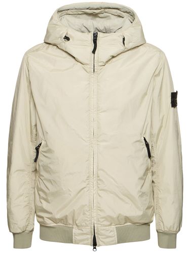 Bomber Imbottito Con Cappuccio - STONE ISLAND - Modalova