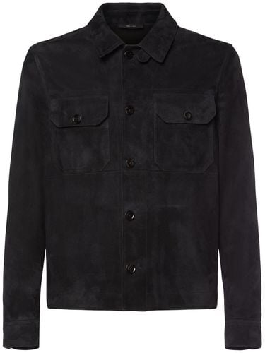 Lightweight Suede Outershirt Jacket - TOM FORD - Modalova