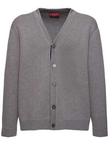 Cardigan Aus Wolle - GUCCI - Modalova