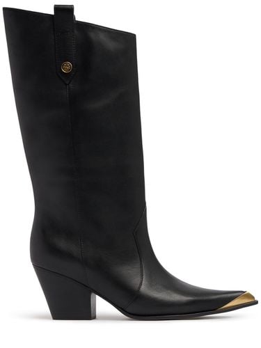 Mm Leather Tall Boots - ETRO - Modalova