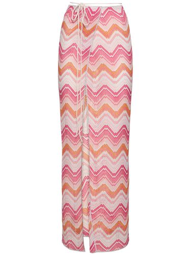 Lurex Micro-wave Wrap Long Skirt - MISSONI - Modalova