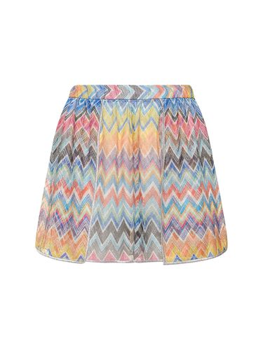 Elastische Lurex-shorts - MISSONI - Modalova