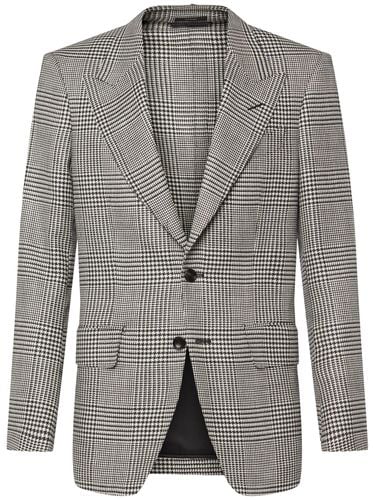 Jacke Aus Wollmischgewebe „graphic Pow“ - TOM FORD - Modalova