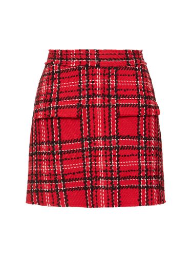 Skort Aus Baumwollmischtweed - MSGM - Modalova