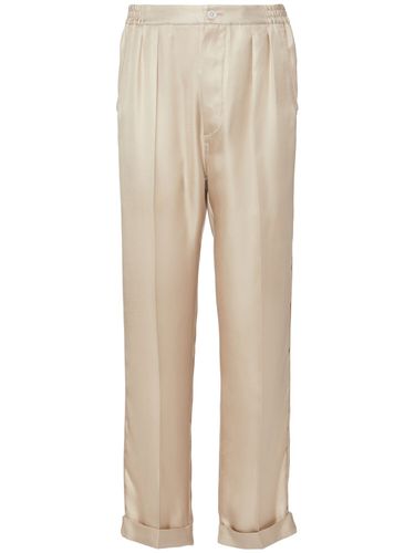 Pantaloni In Twill Di Seta - TOM FORD - Modalova