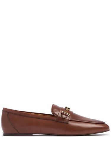 Mm Hohe Lederloafer Mit Logo - TOD'S - Modalova