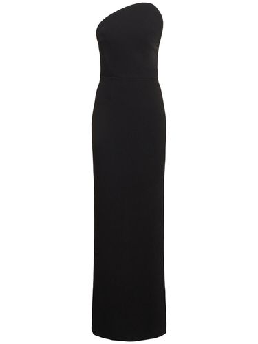 Eve Strapless Woven Crepe Long Dress - SOLACE LONDON - Modalova