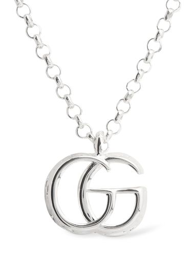 Collana Gg Marmont In Argento - GUCCI - Modalova