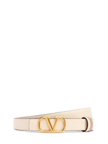 Cm Reversible Vlogo Leather Belt - VALENTINO GARAVANI - Modalova