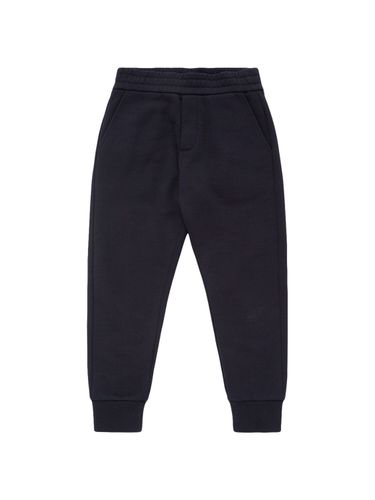 Cotton Fleece Sweatpants - MONCLER - Modalova