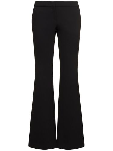 Pantalones Acampanados De Crepé - MOSCHINO - Modalova