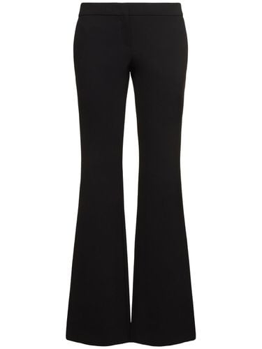 Pantaloni Svasati In Crepe Stretchtretch - MOSCHINO - Modalova