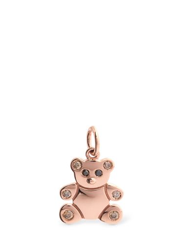 Charm “orsetto” In Rosa 9kt Con Diamanti - DODO - Modalova