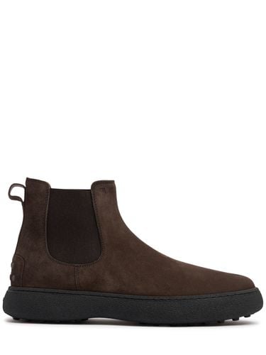 Tronchetto Suede Boots - TOD'S - Modalova