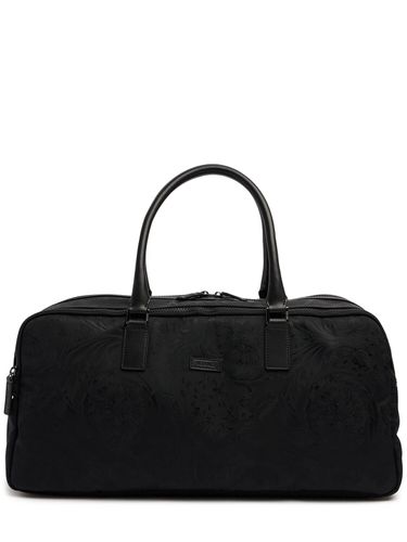 Barocco Nylon Gym Bag - VERSACE - Modalova