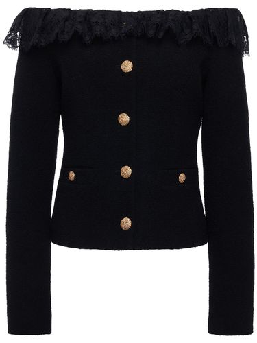 Tweed Bouclé Off-the-shoulder Jacket - ALESSANDRA RICH - Modalova