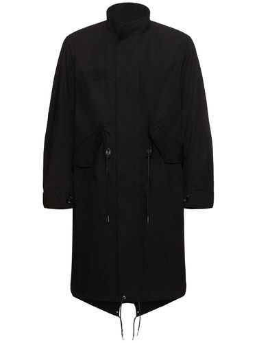 Cotton Blend Ripstop Long Coat - SACAI - Modalova