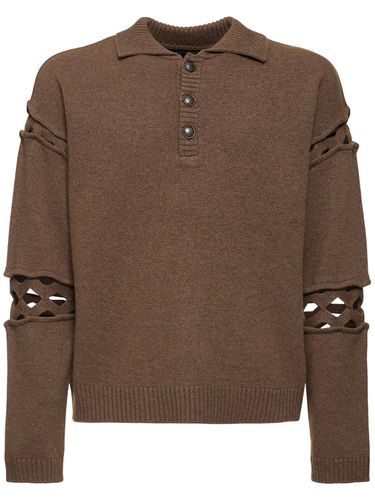 Cutout Polo Sweater - ANDERSSON BELL - Modalova