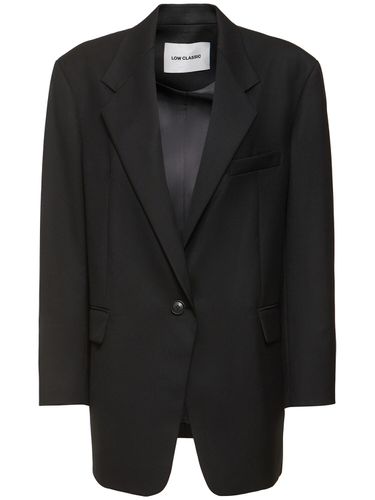 Oversized Blazer Aus Baumwollgabardine - LOW CLASSIC - Modalova