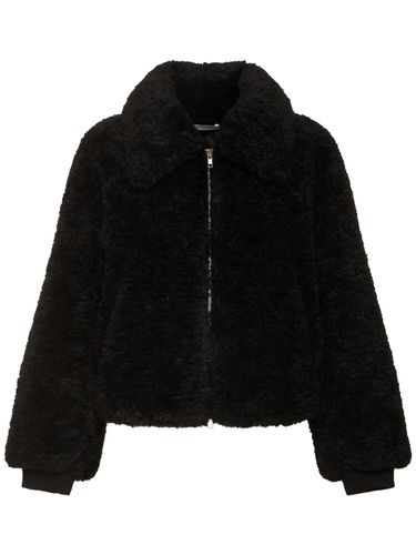 Zip-up Teddy Jacket - LOW CLASSIC - Modalova