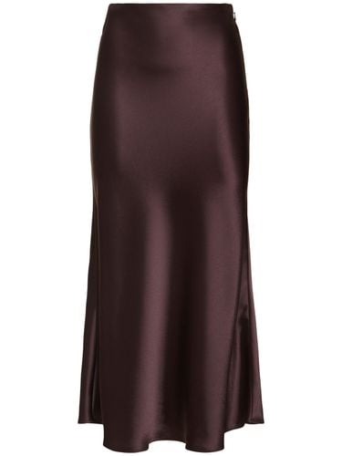 Valletta Satin Midi Skirt - GALVAN - Modalova