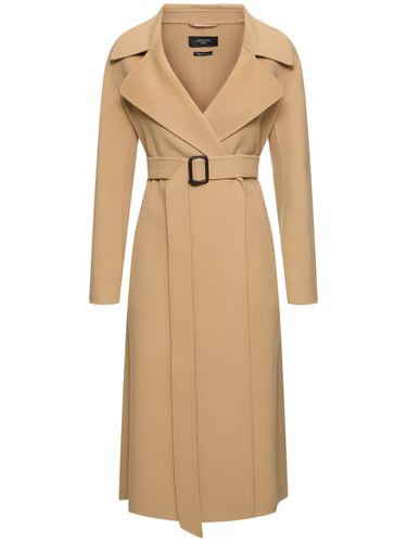 Manu Belted Wool Midi Coat - WEEKEND MAX MARA - Modalova