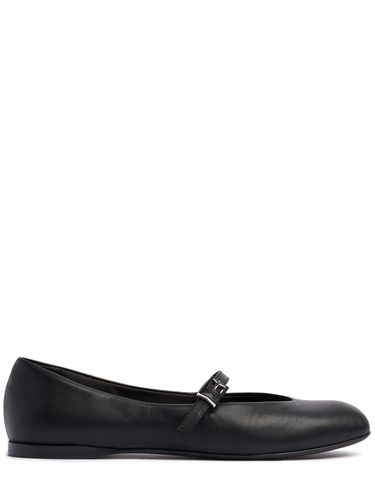 Mm Mmballet Leather Ballerina Flats - MAX MARA - Modalova