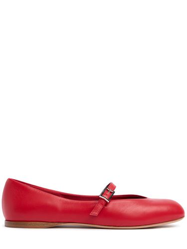 Mm Mmballet Leather Ballerina Flats - MAX MARA - Modalova