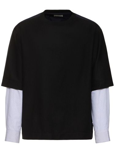 Corrow Double-sleeve Knit Sweater - DRIES VAN NOTEN - Modalova