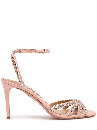 Mm Tequila Leather Sandals - AQUAZZURA - Modalova